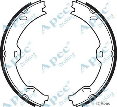 APEC BRAKING shu704 -  Комплект тормозных колодок